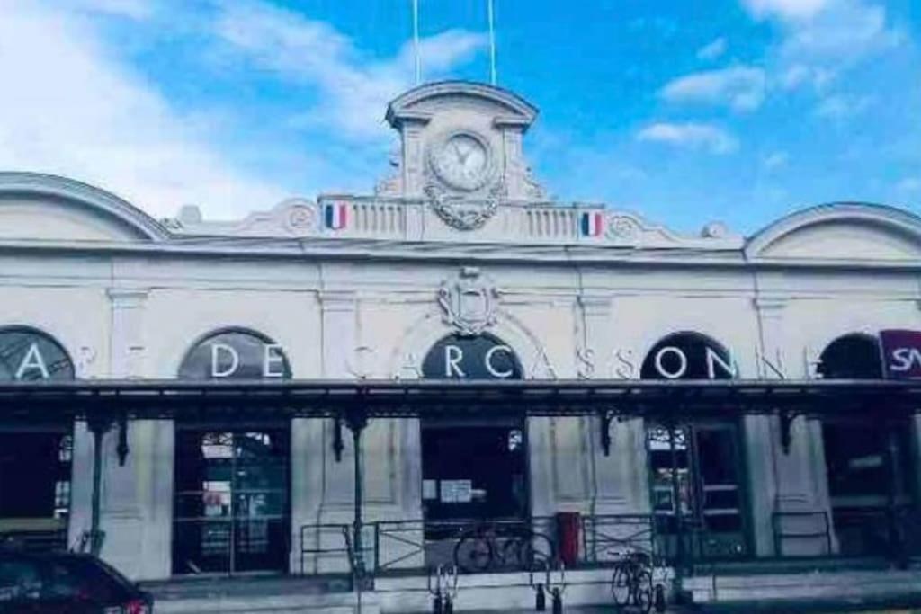 Appartement T2 Avec Vue Chateau Carcassonne Exterior foto