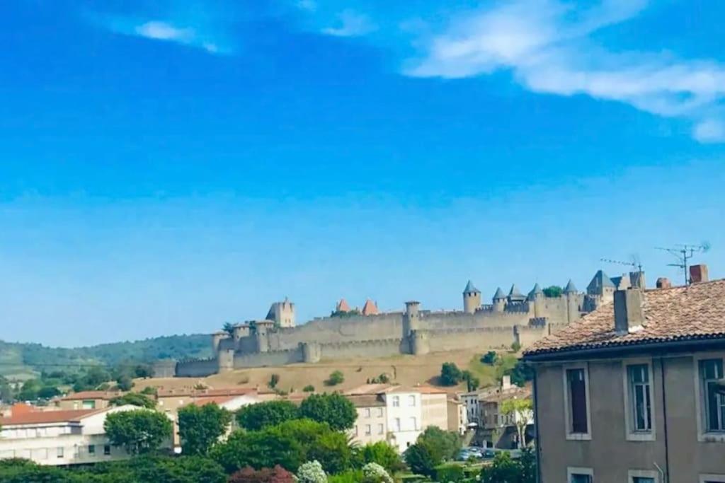Appartement T2 Avec Vue Chateau Carcassonne Exterior foto